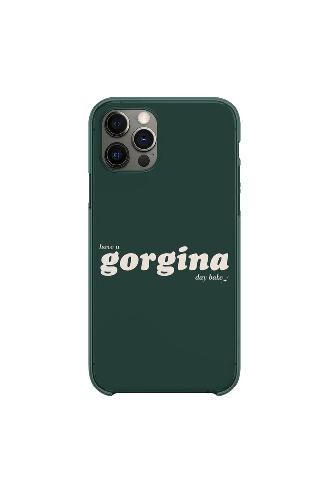 Zachariah: Have a Gorgina Day Babe Green Phone Case