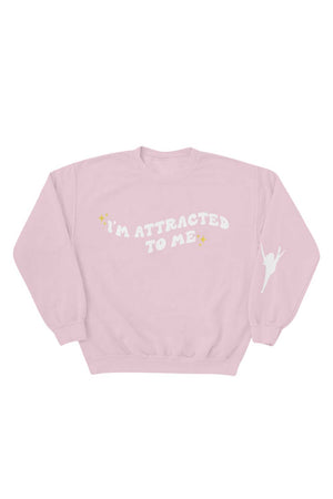
                  
                    Zoe Roe: I’m Attracted To Me Light Pink Crewneck
                  
                