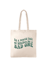 ZoZo Roe: Bad One Tan Tote Bag